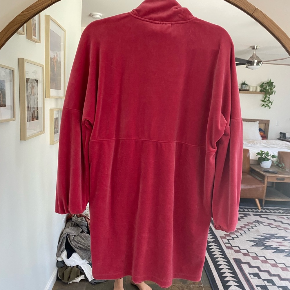 Velvet Anthropologie dress